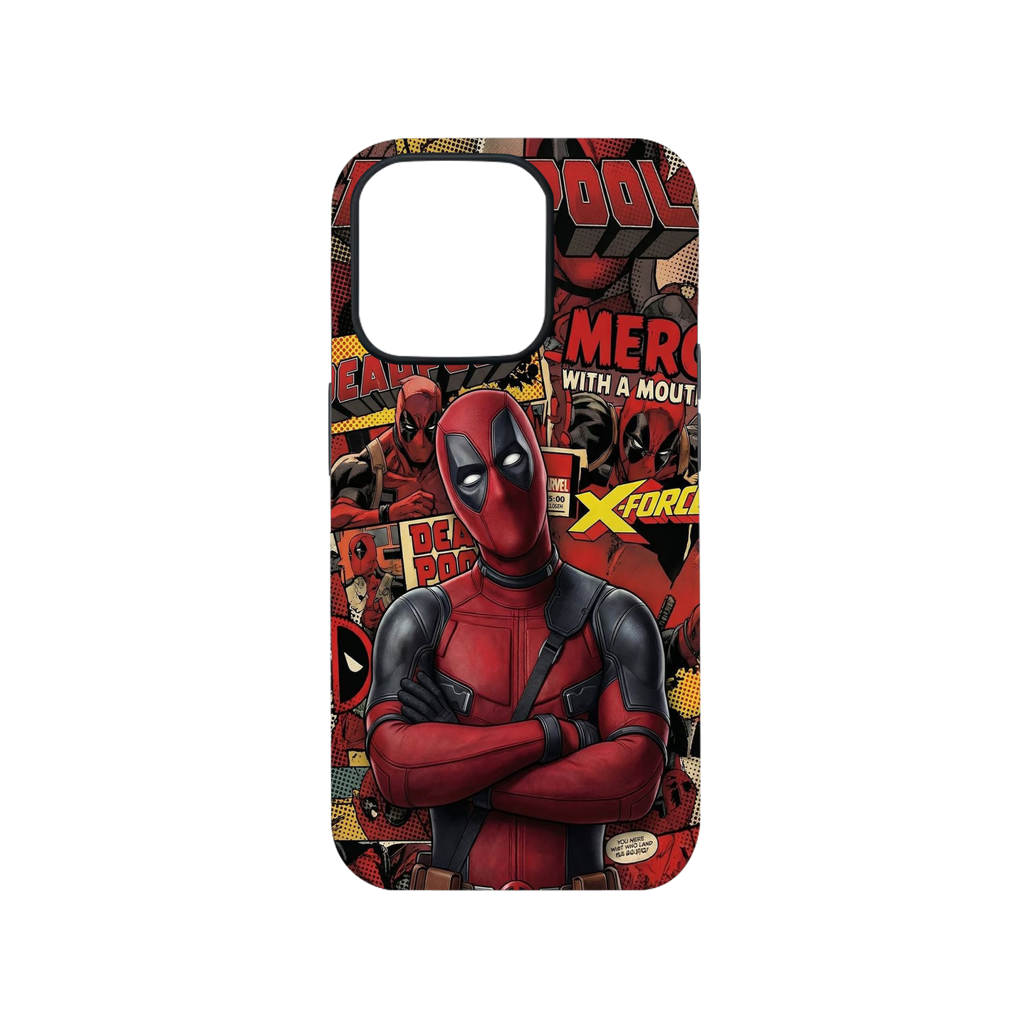 Deadpool Collage Phone Case.