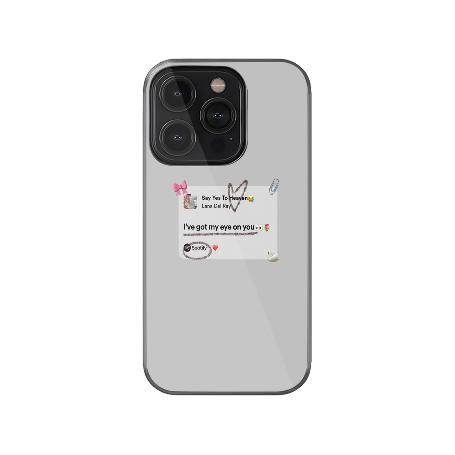 "Say Yes To Heaven" Spotify Lyrics Phone Case.