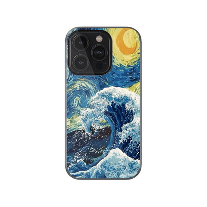 Van Gogh X The Great Waves Phone Case.