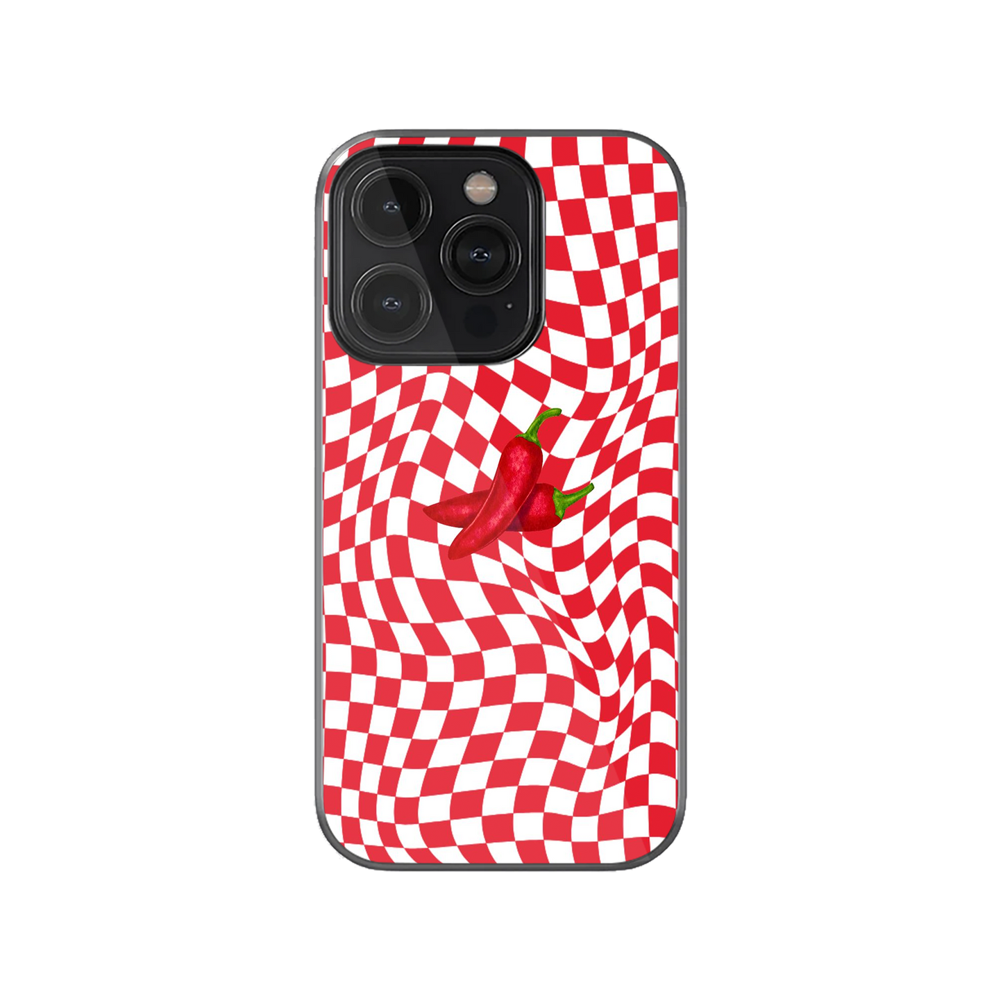 Y2k Chilly Checkered Phone Case.