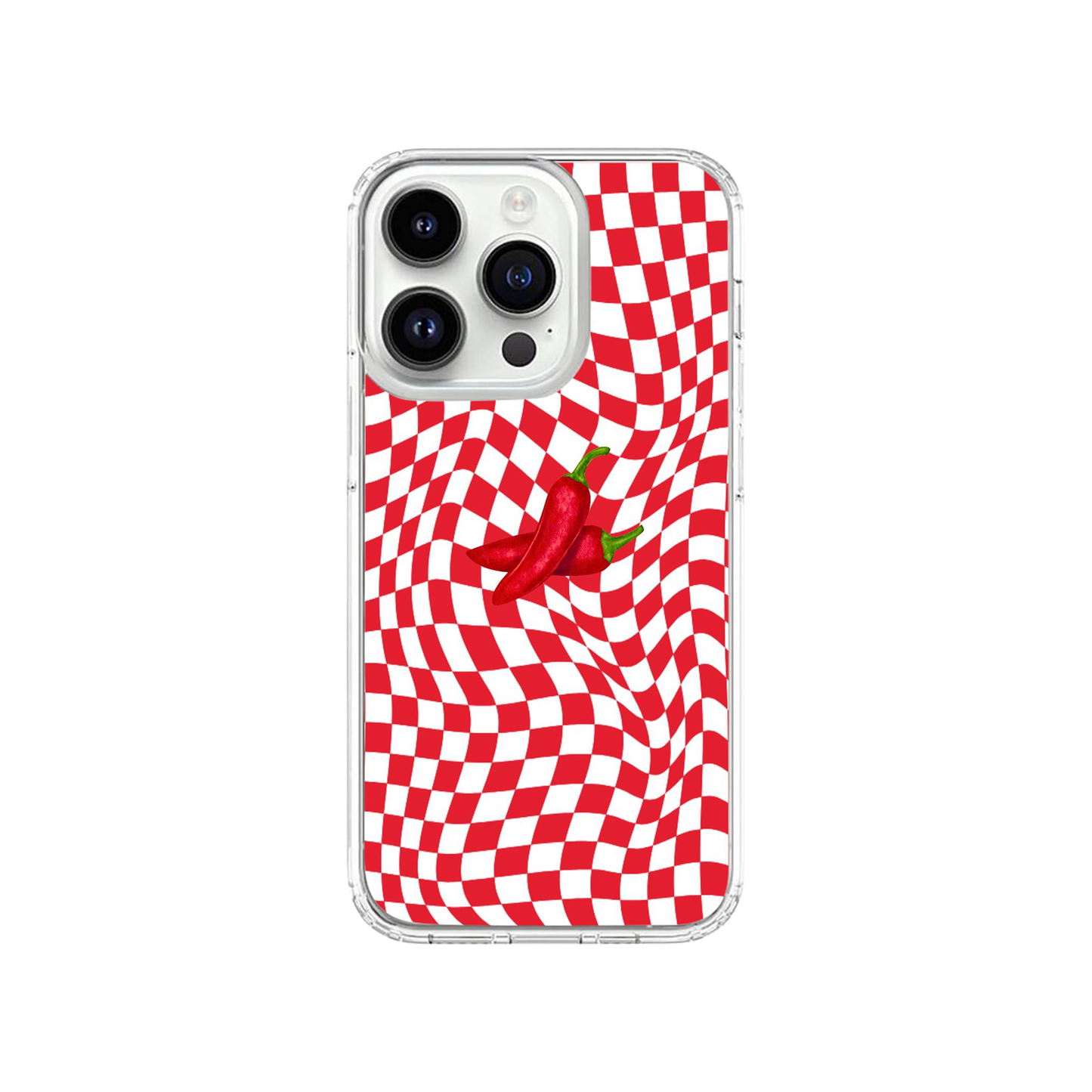 Y2k Chilly Checkered Phone Case.