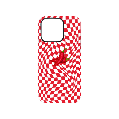 Y2k Chilly Checkered Phone Case.