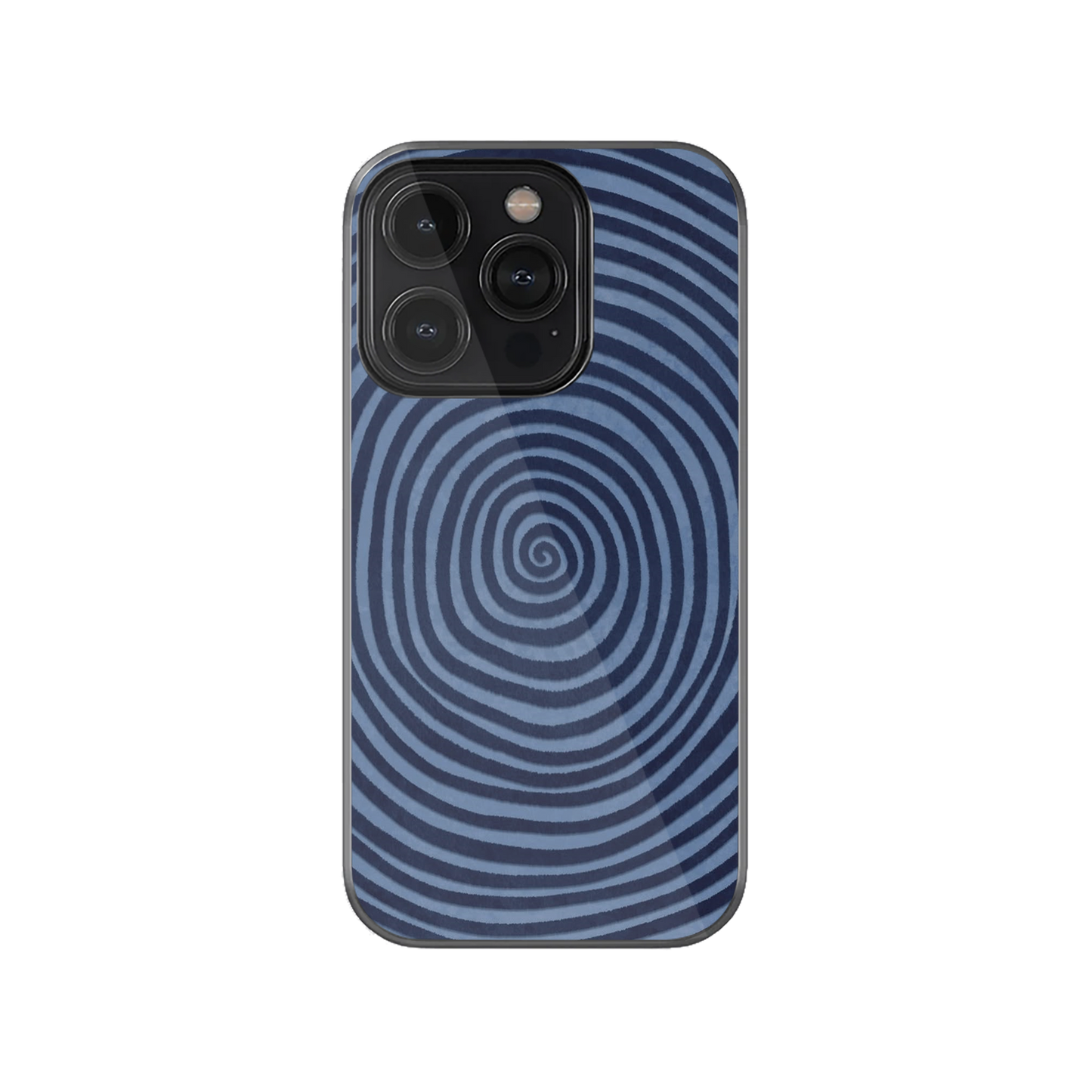 Y2K Blue Hypnosis Phone Case.