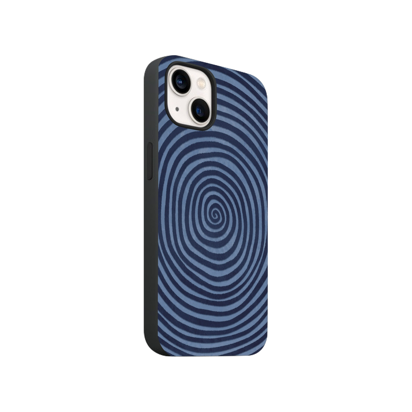 Y2K Blue Hypnosis Phone Case.