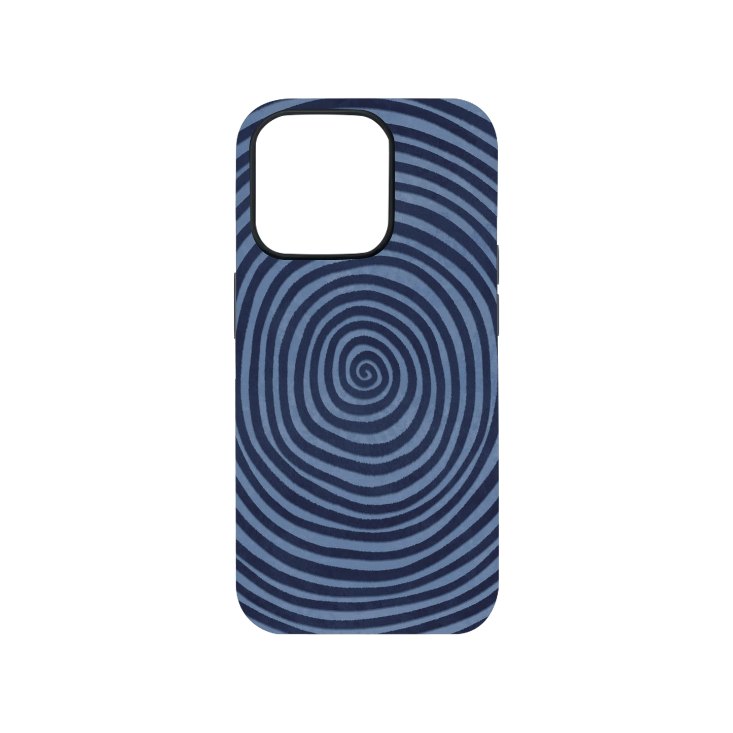 Y2K Blue Hypnosis Phone Case.