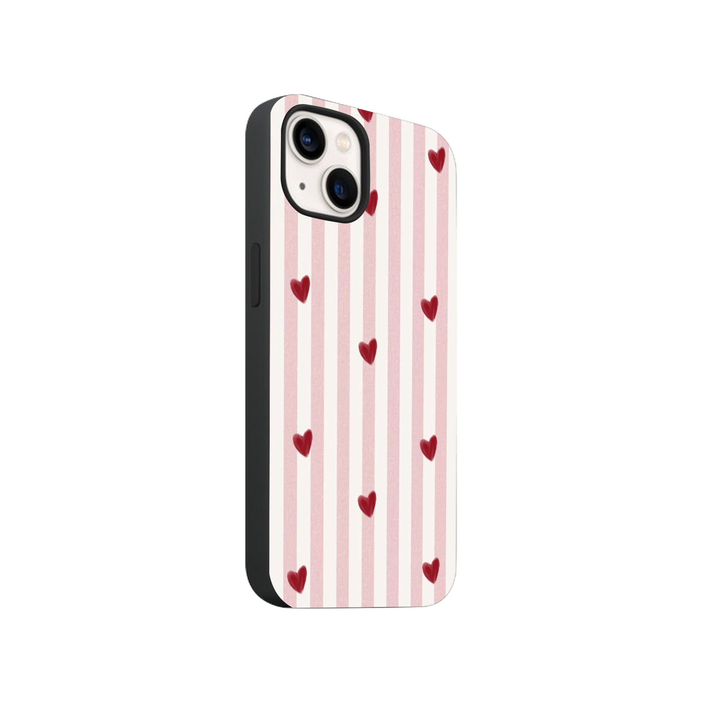 Heartfelt Stripes Phone Case.
