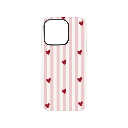 Heartfelt Stripes Phone Case.