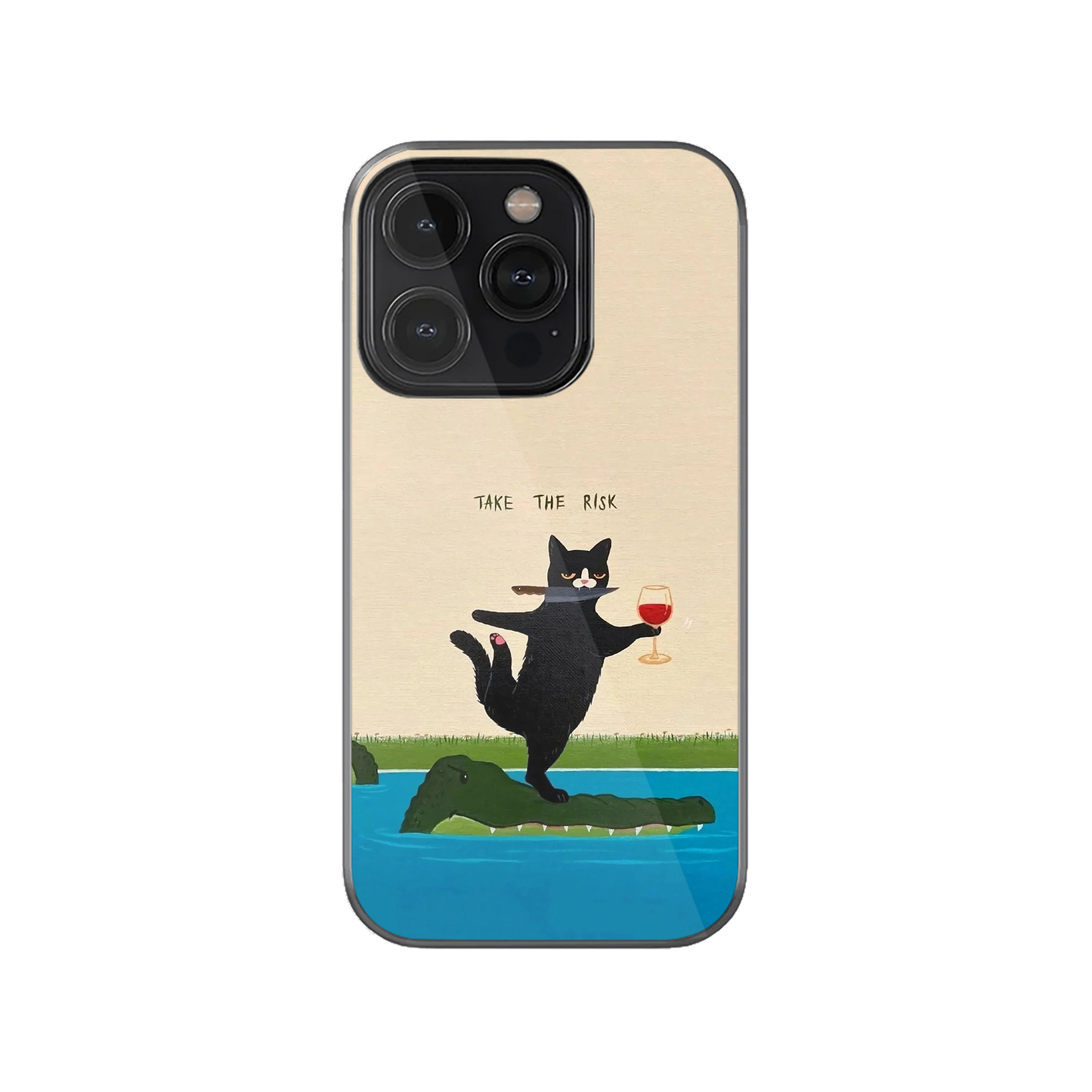 Gator Cat Phone Case.