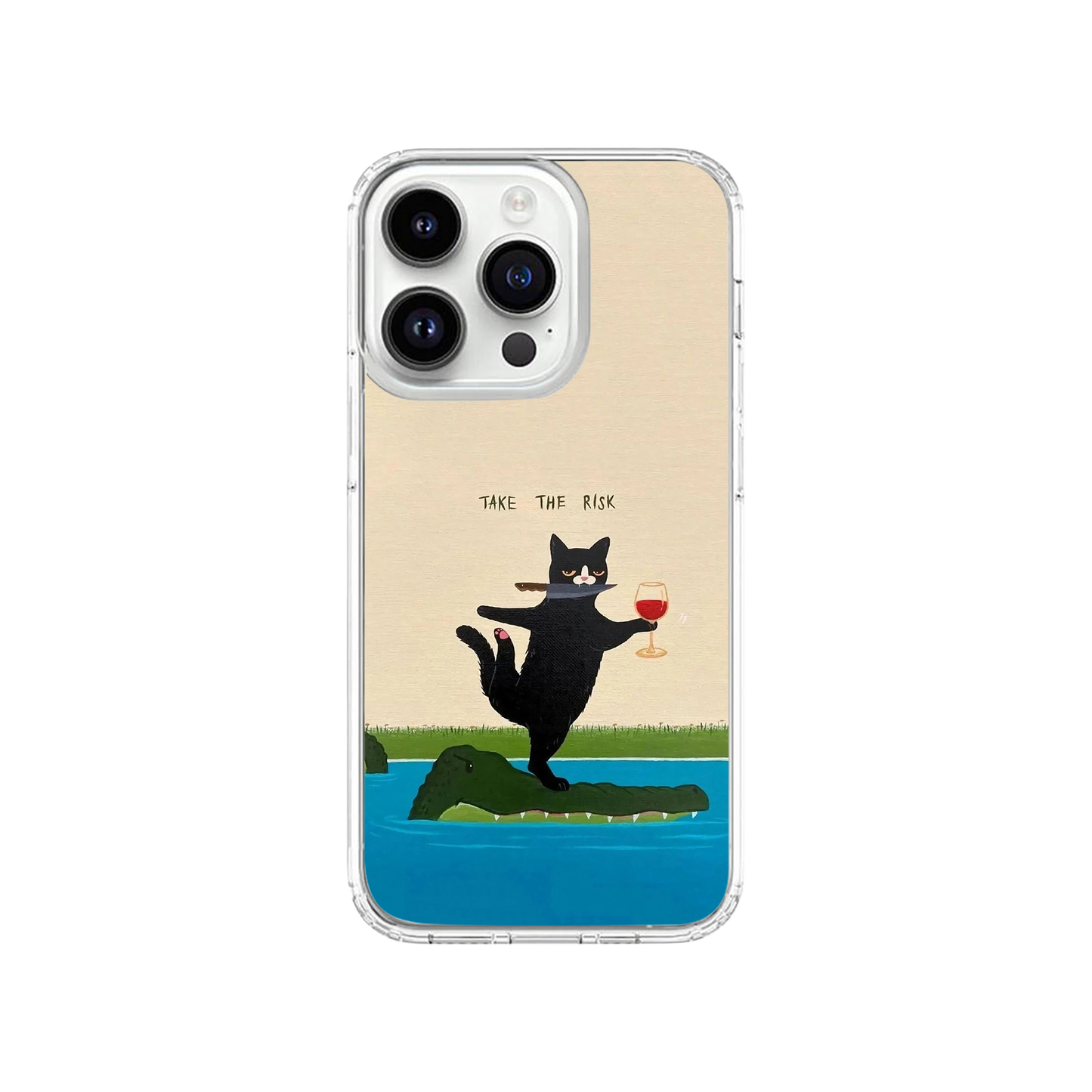 Gator Cat Phone Case.