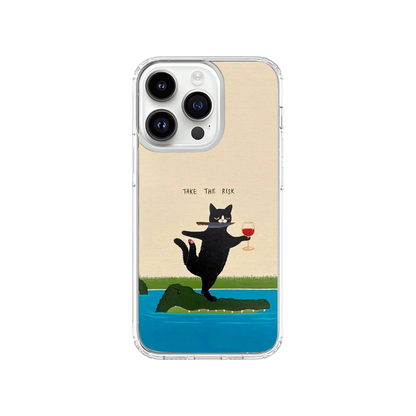 Gator Cat Phone Case.