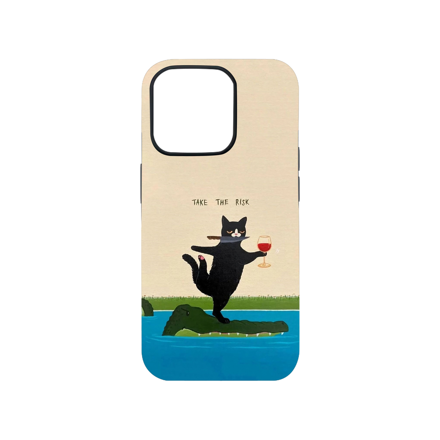 Gator Cat Phone Case.