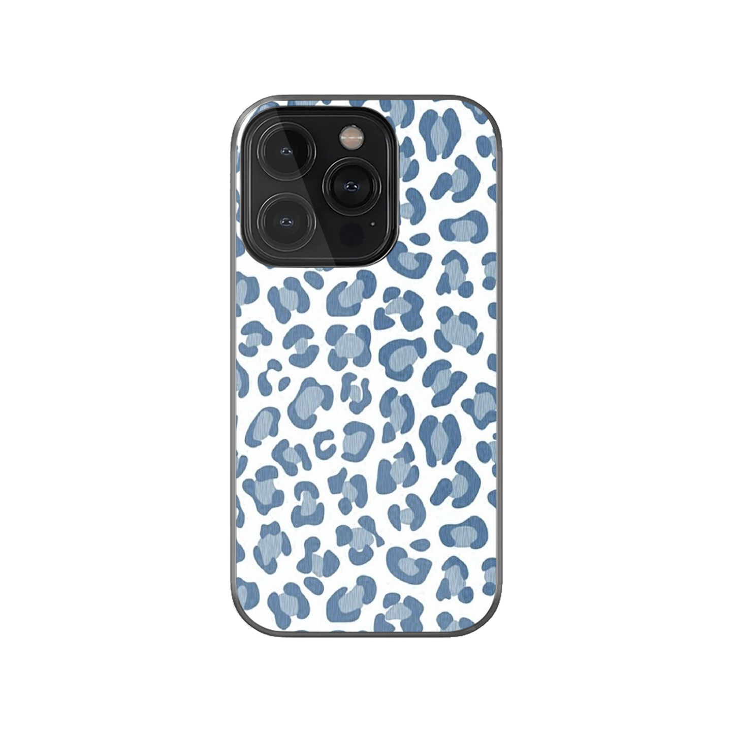 Blue leopard Phone Case.