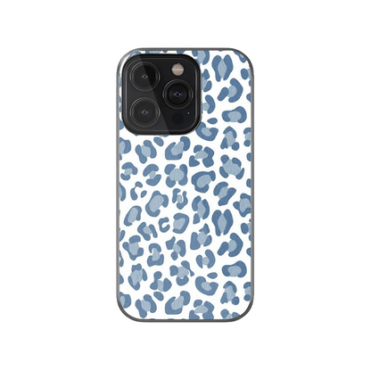 Blue leopard Phone Case.