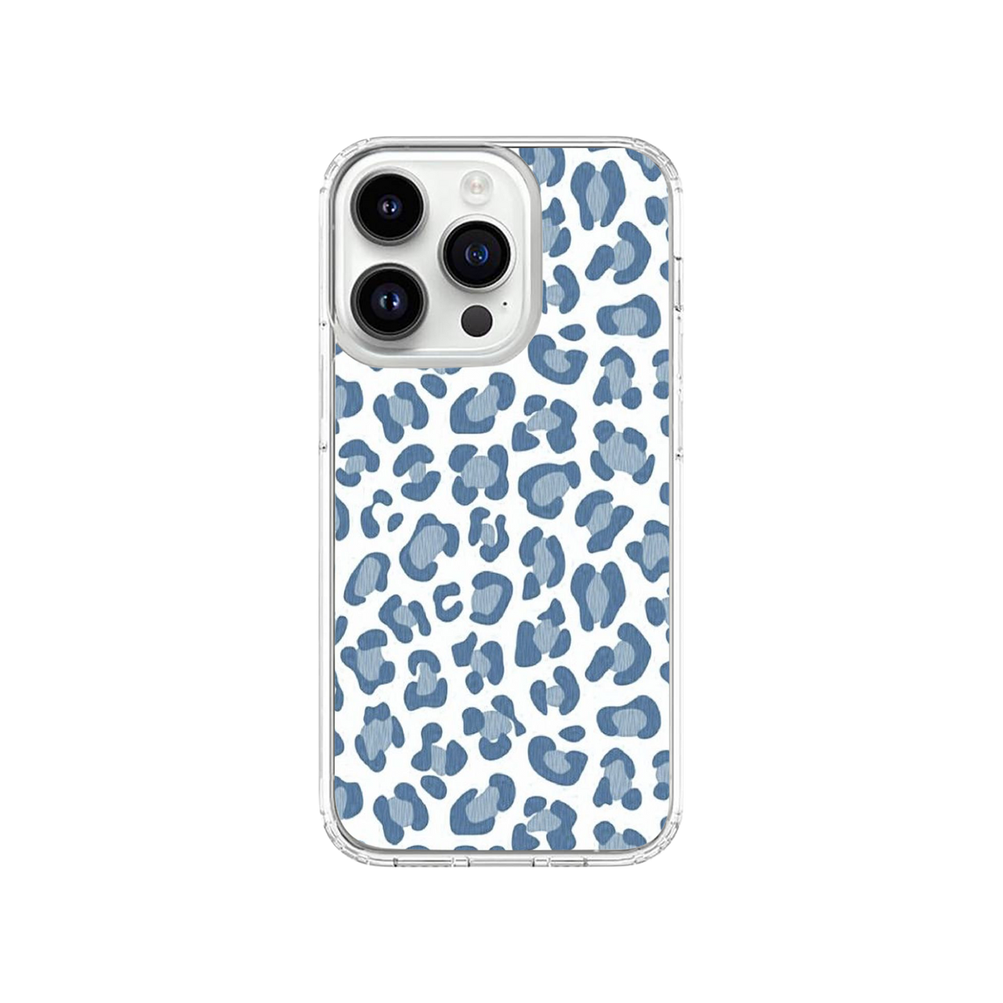 Blue leopard Phone Case.