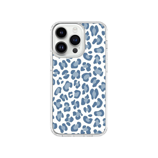 Blue leopard Phone Case.