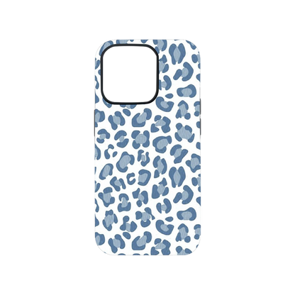 Blue leopard Phone Case.