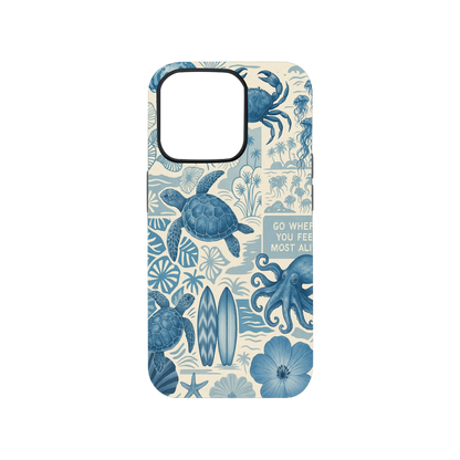 Oceanic Wanderer Phone Case.