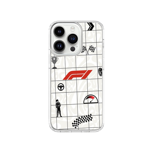 F1 Icon Grid Phone Case.