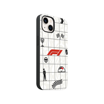 F1 Icon Grid Phone Case.