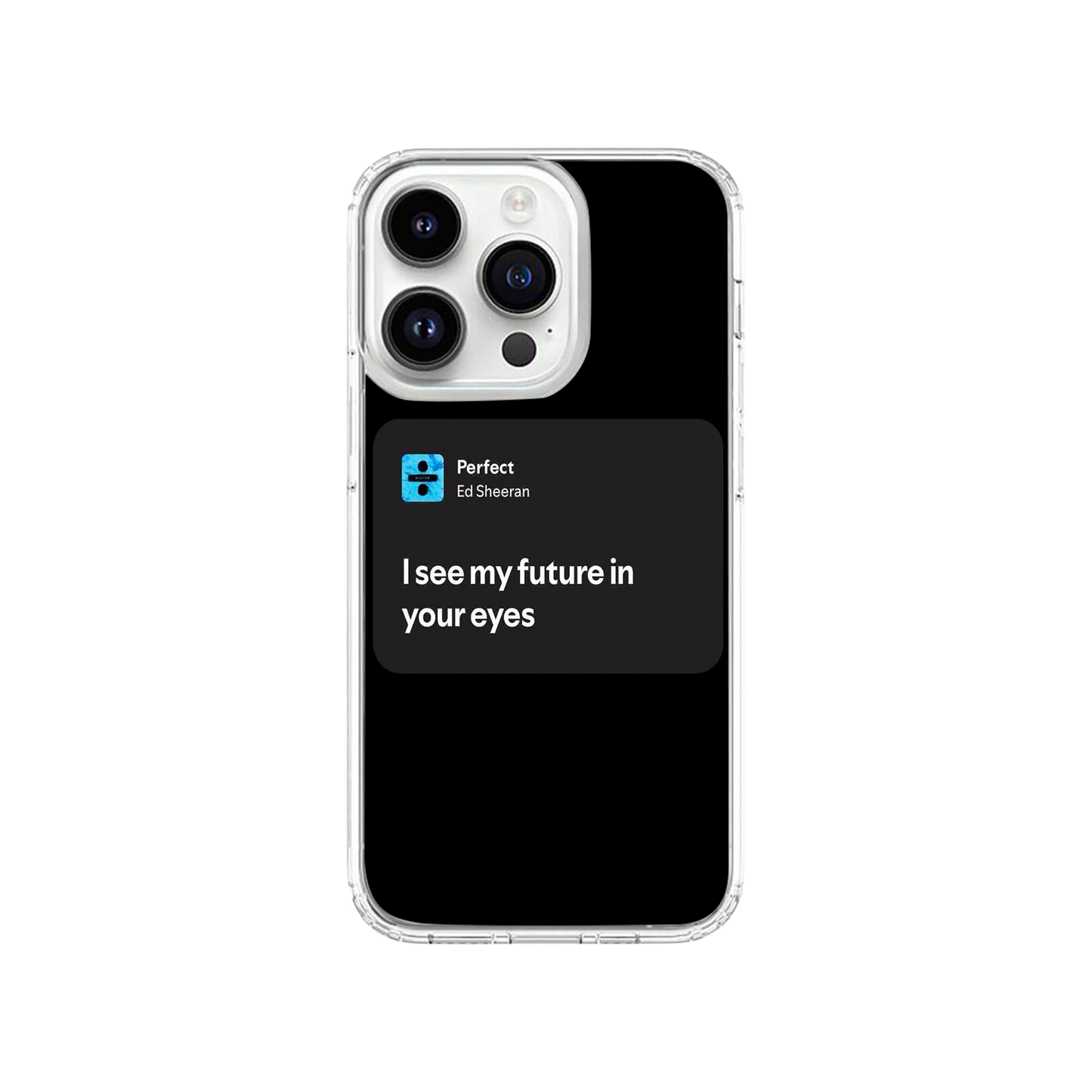 "Perfect" Spotify Lyrics Phone Case.