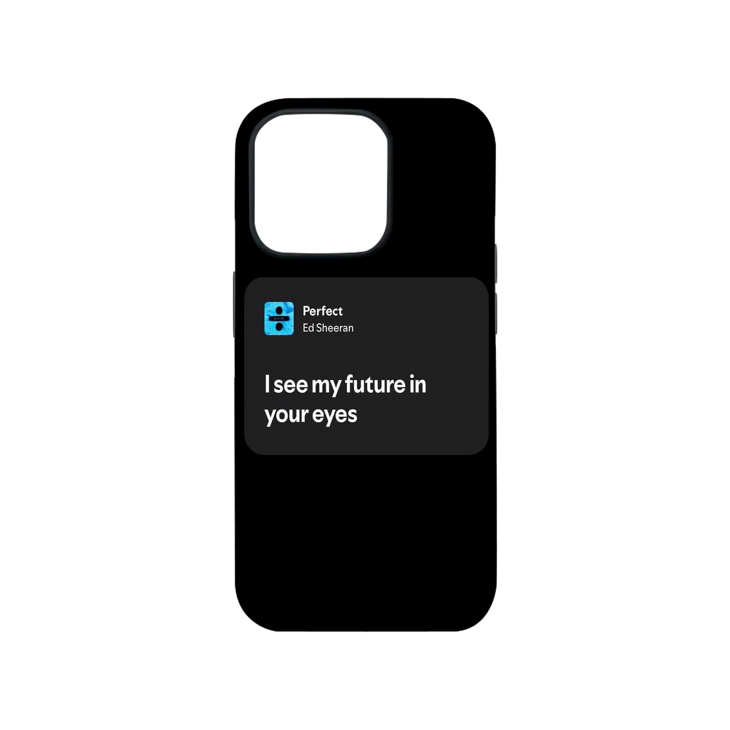 "Perfect" Spotify Lyrics Phone Case.