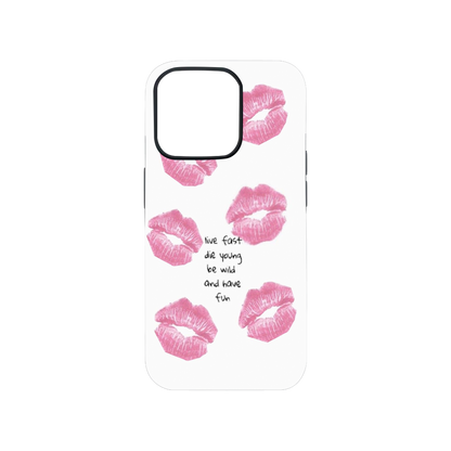 Wild & Young Kisses Phone Case.